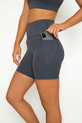 inite bike shorts w/ pockets in storm