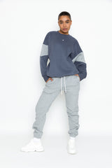 nasta oversize crew in moonlight x overcast
