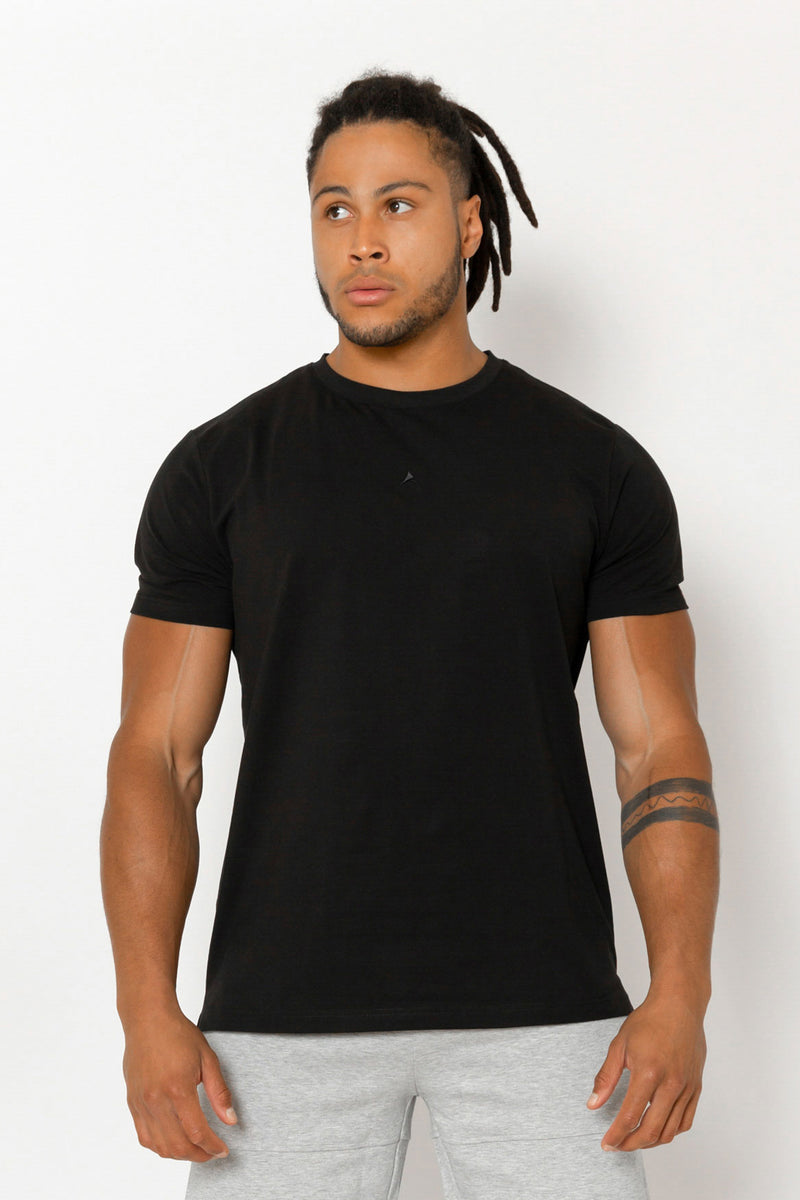 arren drop tee in midnight