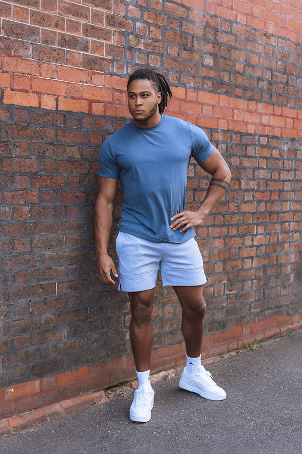 arren trackie shorts in overcast