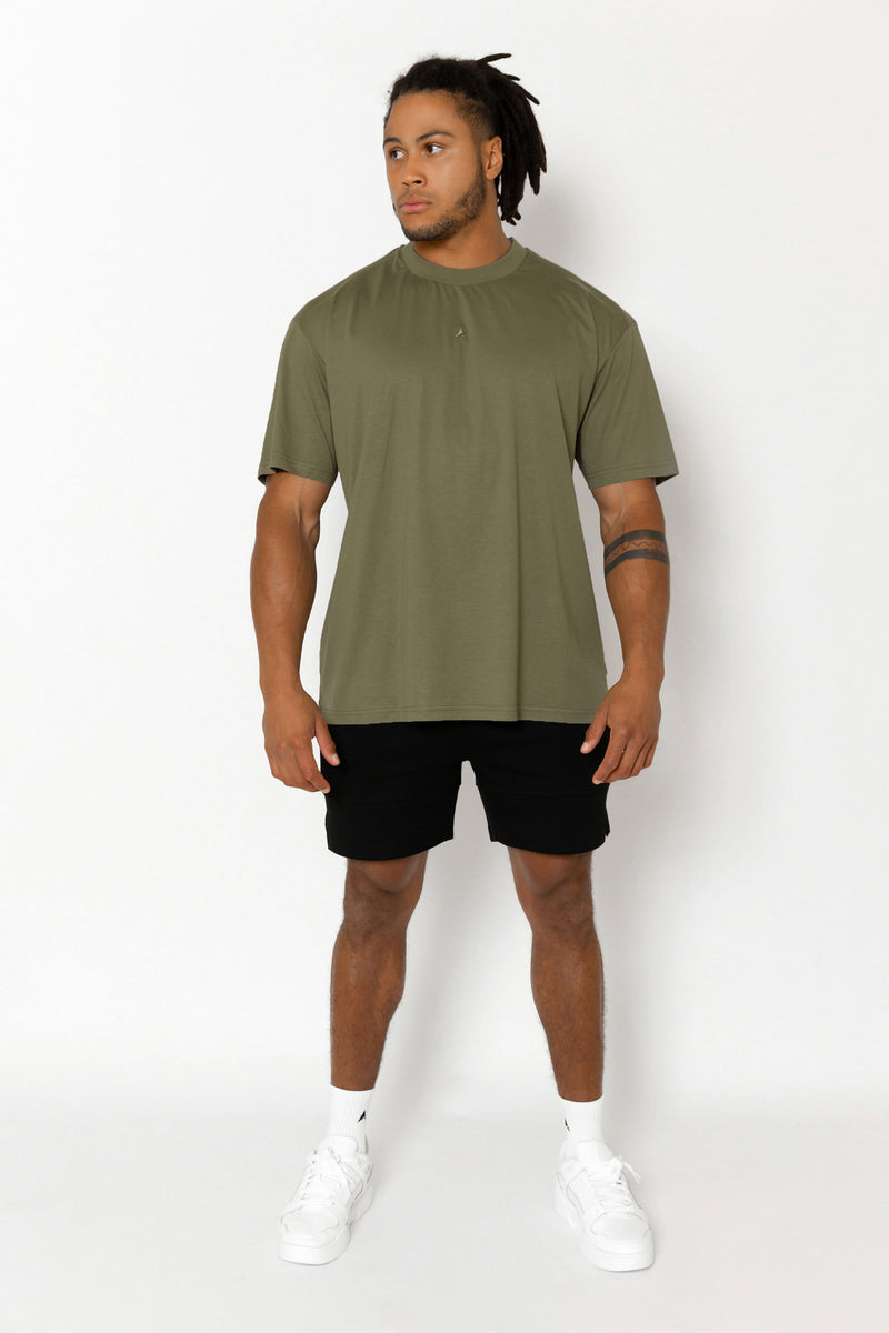 arren box tee in olive